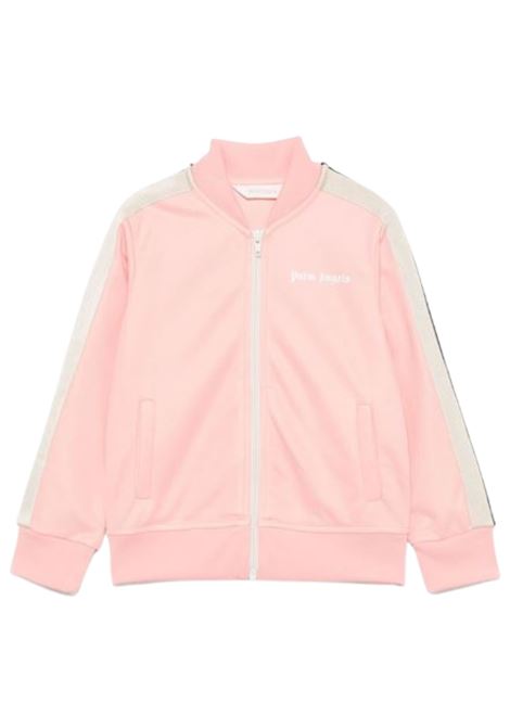 Pink cotton sweatshirt for girls PALM ANGELS | PGBD002C99FAB0/DELROSA